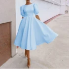 Женское длинное вечернее платье с вышивкой, Белое Платье макси с открытой спиной и лямкой на шее, с градиентной вышивкой, в стиле бохо, для подружек невесты, 2021