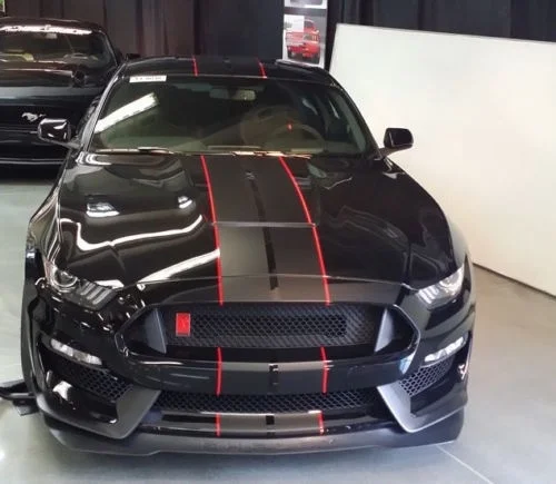 Для Mustang 2 цвета " Твин ралли полосы графические Наклейки