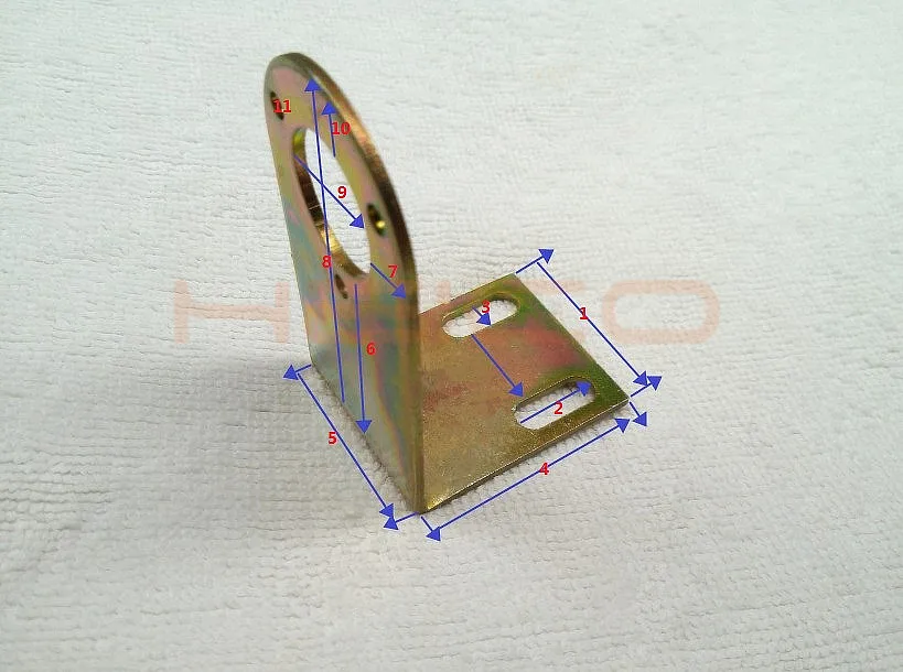 Кронштейн датчика крепления l образный колесо измерителя крепежный кронштейн