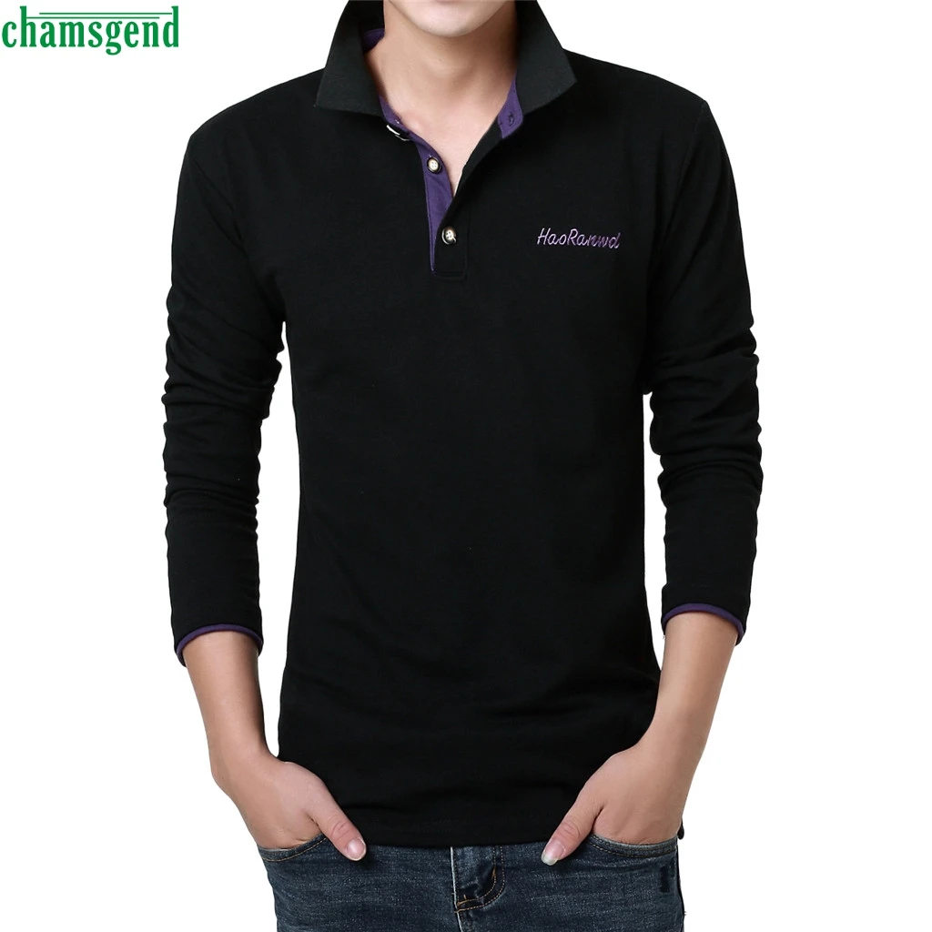 Мужская дышащая рубашка Chamsgend повседневная цветная деловая с длинными рукавами и