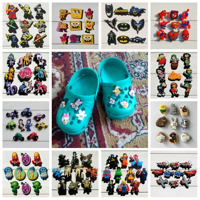 Новое поступление 10 шт Dragon Ball Avengeres супер девушки ПВХ обуви амулеты аксессуары подходят браслеты Croc JIBZ, детский подарок
