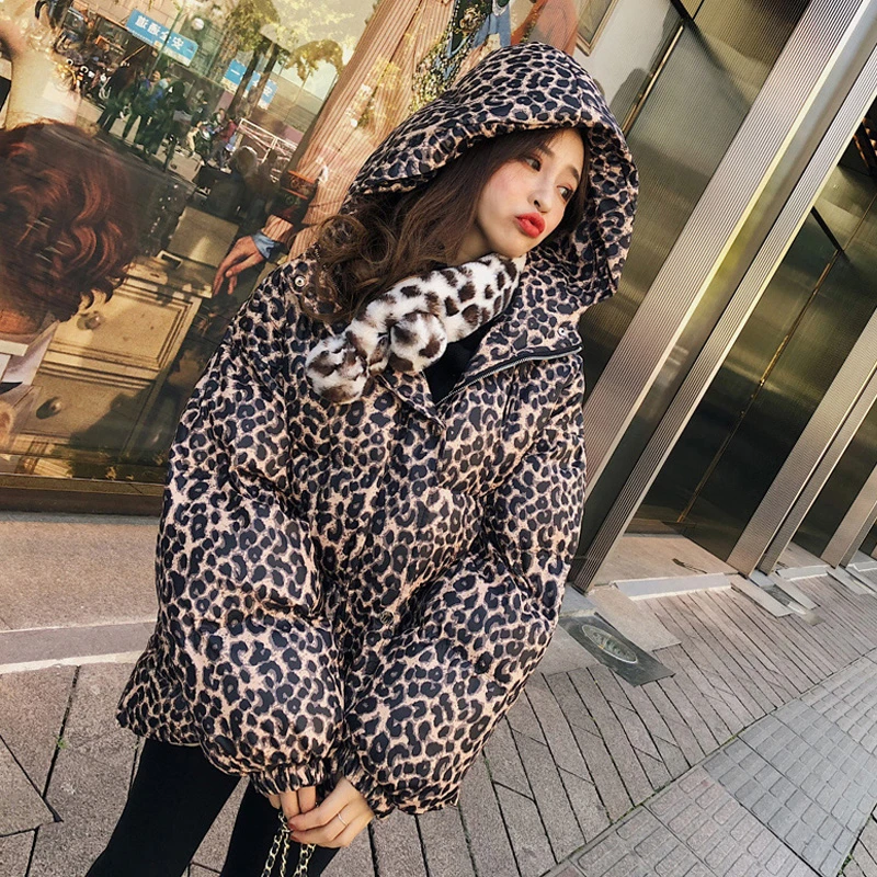 Женский зимний пуховик с капюшоном и длинным рукавом YRF57 | Женская одежда