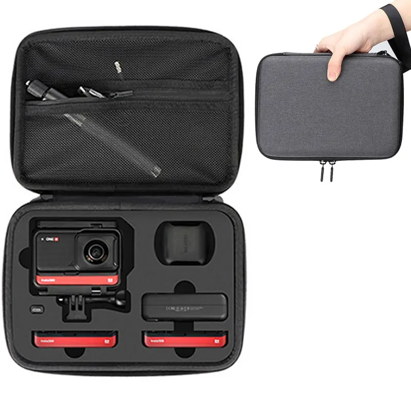 

For Insta360 ONE R Storage Bag Outdoor Travel Case Box Thumb Cameras Hard Shell Cover For Insta360 one R Camera Accessories
