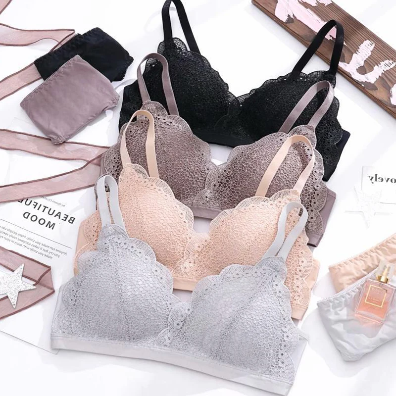 Бесплатная доставка однотонные Беспроводной бюстгальтер Для женщин пуш ап