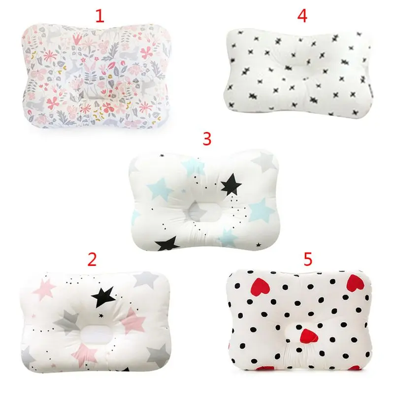

Детская подушка, мягкая, дышащая, для формирования головы ребенка, подушка с плоской головкой, для сна, поддержка D7YD