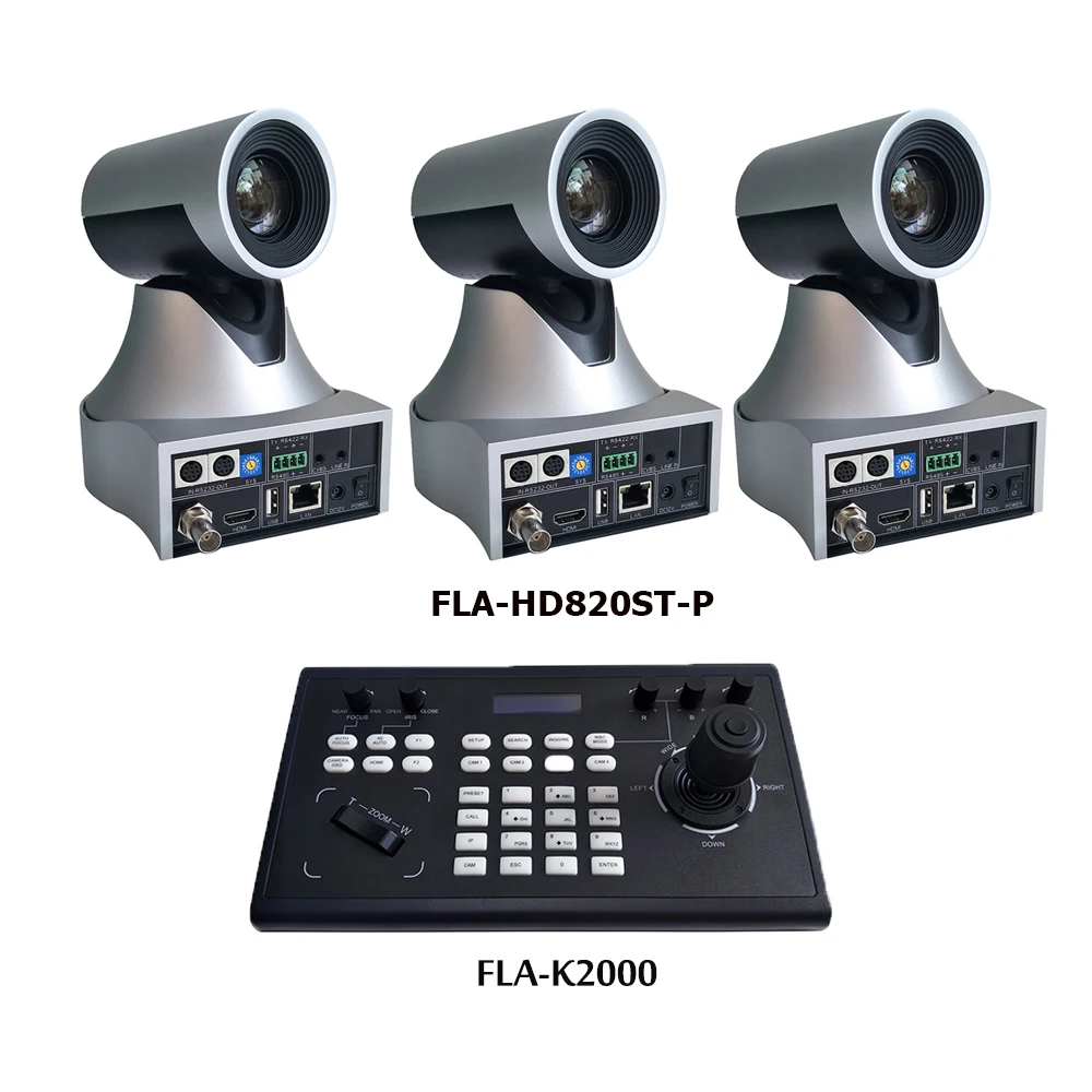 

RS232 Visca Joystick Keyboard Controller & 20X Optical Zoom HD IP POE HDMI SDI LAN PTZ Video Conference Camera