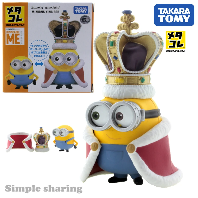 Takara Tomy tomica Миньоны король Боб сплав модель комплект Гадкий я Аниме Фигурка
