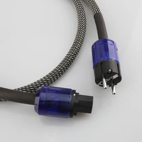 audiocrast p122 power cable with dw49 p037e schuko power cable rhodium carbon fiber fever eu ac power cable
