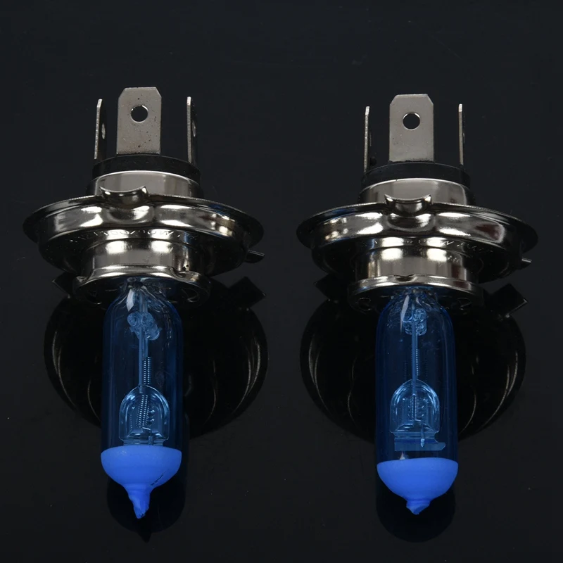 

2pcs H4 100W 6000K WHITE CAR XENON HID HALOGEN HEADLIGHT BULBS LIGHT LAMP