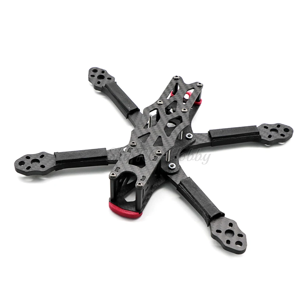 Kit de marco de cuadric&oacute;ptero de fibra de carbono, 5 pulgadas, 225mm, 225 / 6 pulgadas, 260mm/295mm, brazo de 5,5mm para modelos de drones de carreras APEX FPV Freestyle RC-1