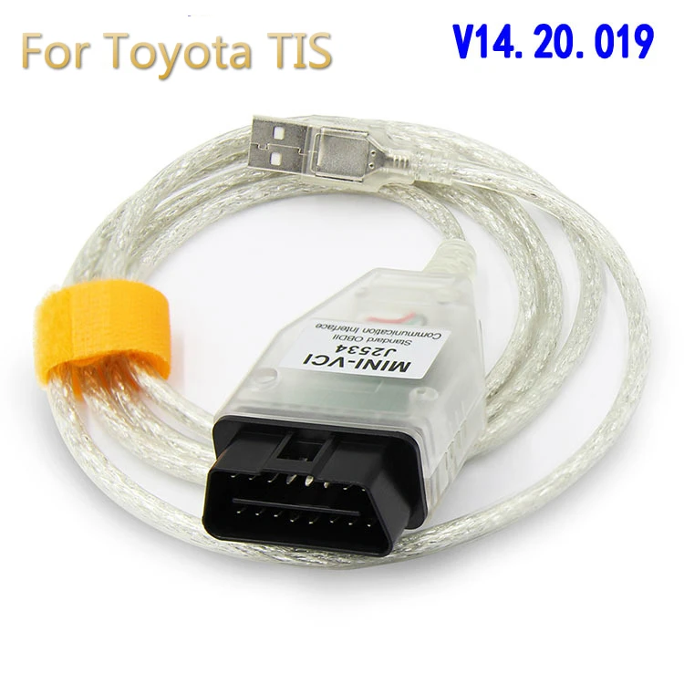 Мини VCI автомобильный Disgnostic инструмент для Toyota TIS J2534 V14.20.019 версия для Toyota диагностический кабель