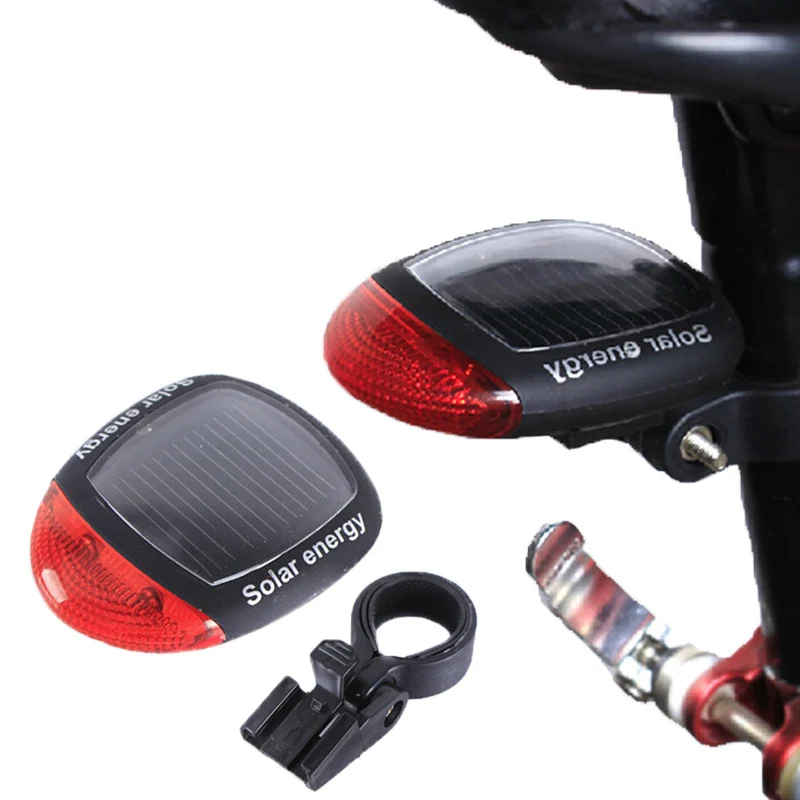 Новый светодиодный фонарь на солнечной энергии для велосипеда велосипедный