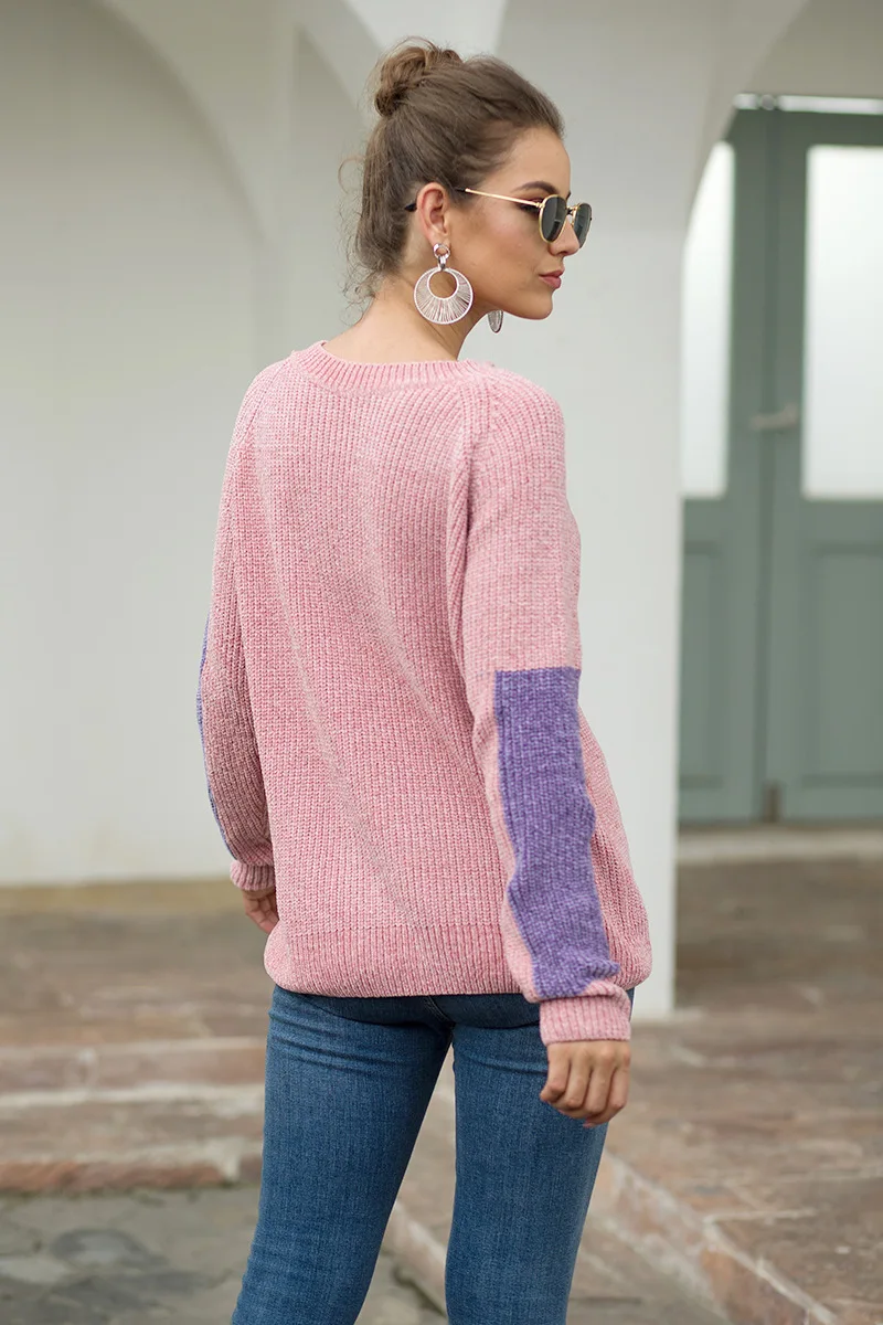 

long sleeve boat neck slim knitted pullovers top femme pull tight shirts jumper Fashion color White