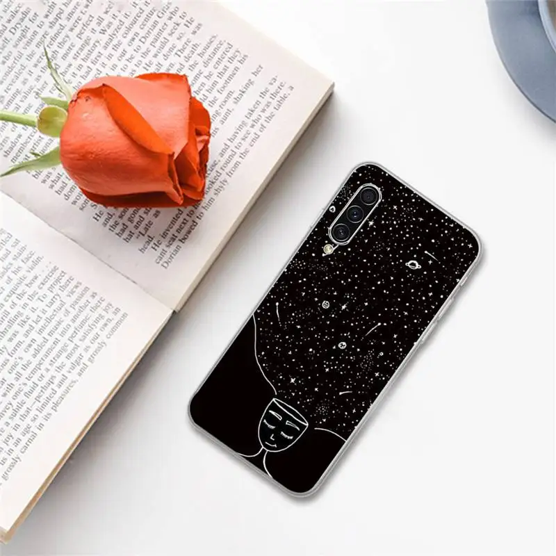 

Space Cartoon abstract shell Phone Case For Samsung A S M Note 9 10 20 fe 21 71 30 ultra plus 5g 11 31 51 s