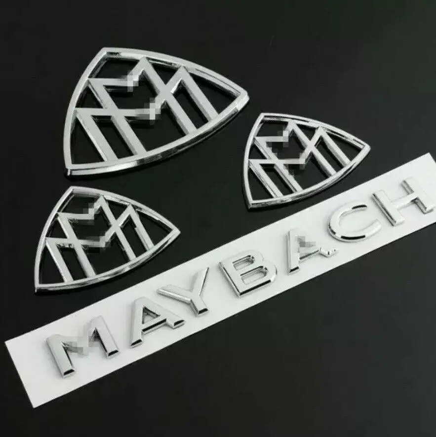 Хромированная эмблема MAYBACH 4 шт. автомобильный передний значок для Mercedes-Benz S400 S500 |