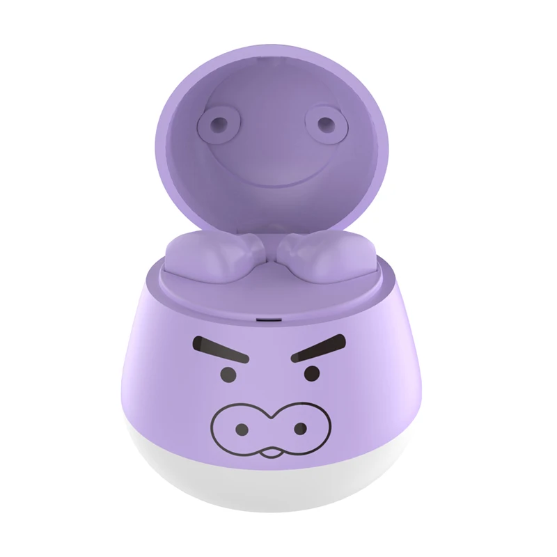 Pig headphone Симпатичные домашние наушники Bluetooth наушники 5,0 Bluetooth гарнитура Беспроводные наушники-вкладыши с зарядным устройством для iPhone Xiaomi - Цвет: Pig headphone