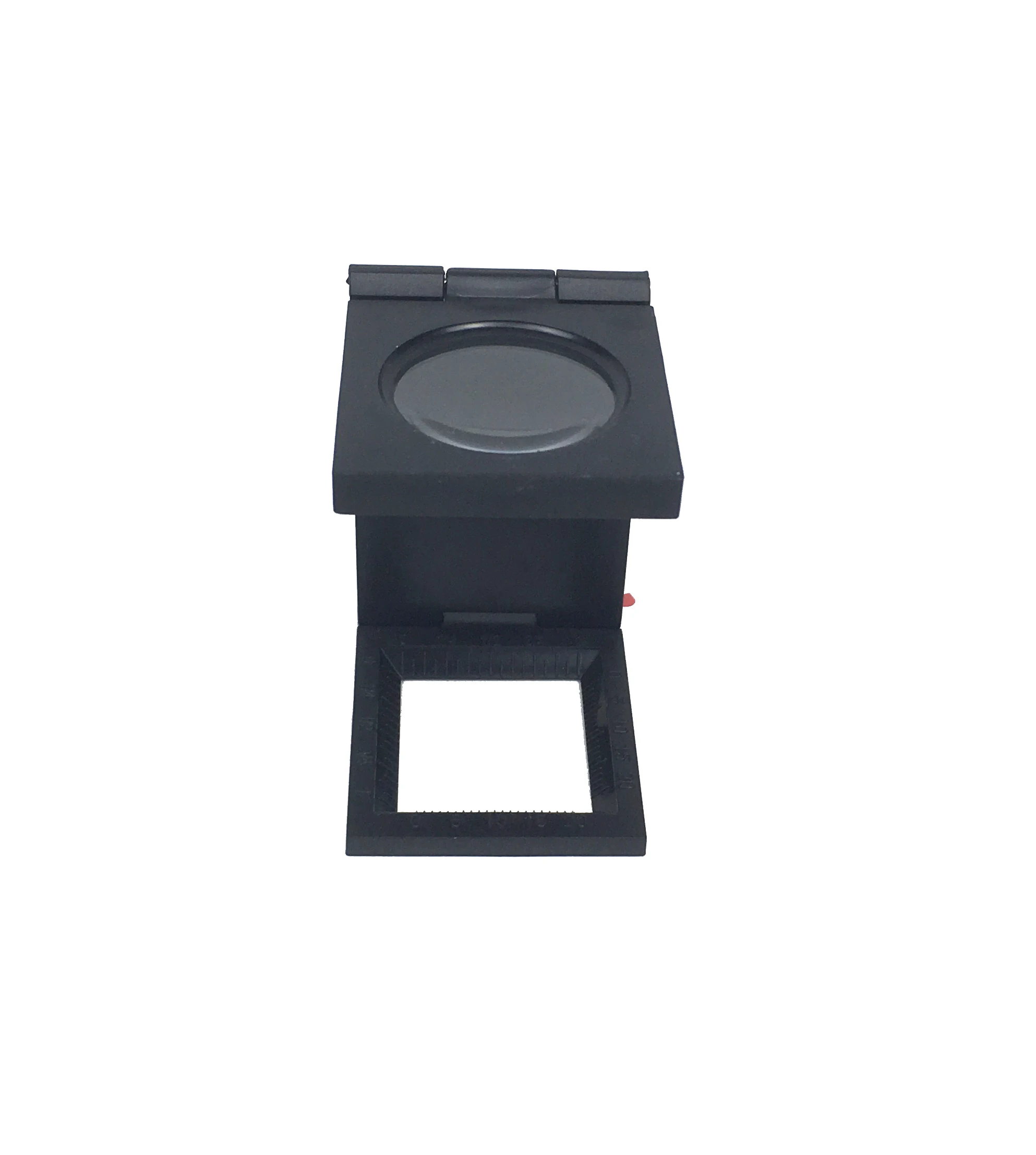 Складные 10-кратные оптические линзы Калибровочная лупа ткань для печати |