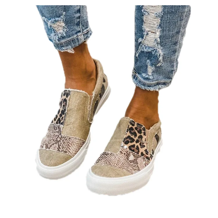 

2021 Autumn Women Flat Shoes PU Canvas Gladiator Shoes Women Luxury Designers Wedge Ladies Casual Beach Office Party Sneakers