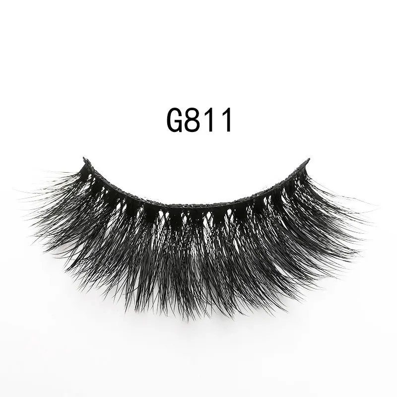 

5Pairs Handmade 3D Mink Lashes False Eyelashes Cross Messy Dense Natural Eye Lashes Stage Makeup False Eyelashes