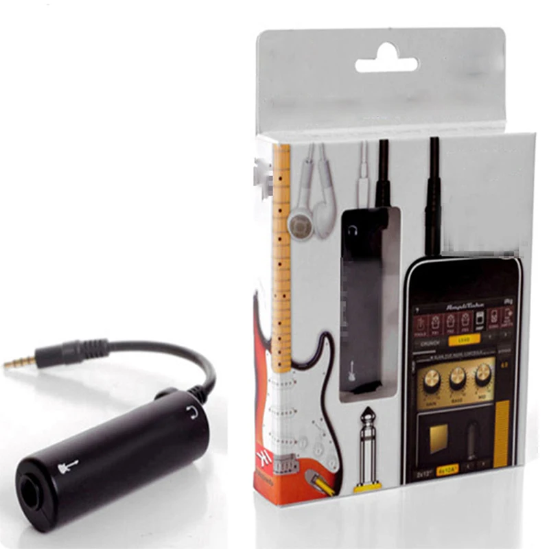 Переходник для гитарного кабеля усилитель преобразователь аудиоинтерфейса