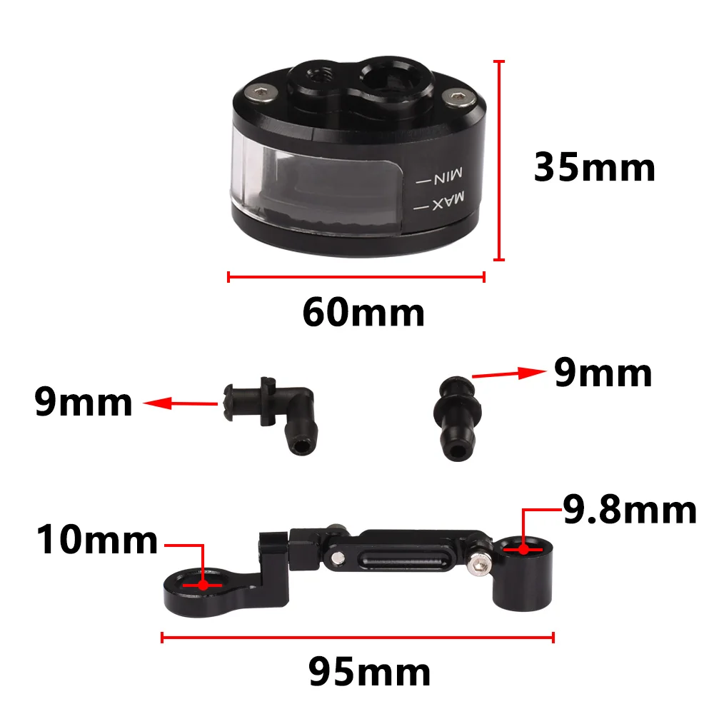 Резервуар для тормозной жидкости мотоцикла бак и опорный кронштейн HONDA CBR 125R 600 F4i