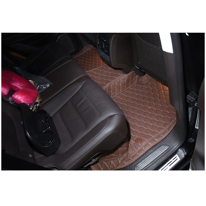 Кожаный Автомобильный напольный коврик Lsrtw2017 для Volkswagen Vw Touareg 2002 2020 2019 2018 2017 2016 2015