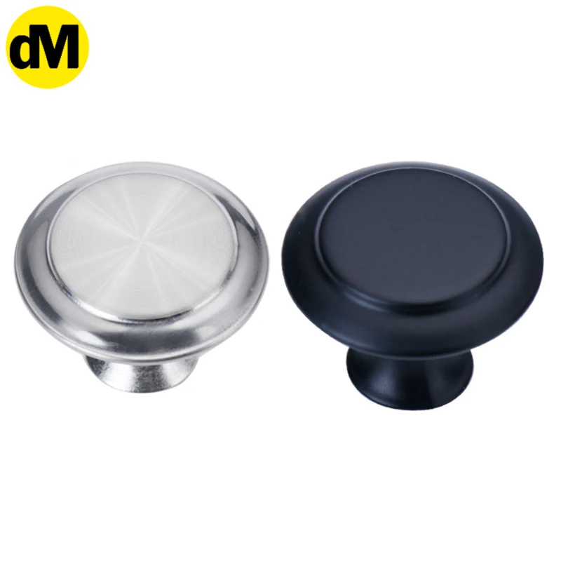 

DM 10pcs/Set Cabinet Pulls Stainless Steel Silver Door Handle Metal Mushroom Black Silver Drawer Cabinet Cupboard Pull 2021