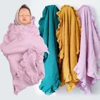 постельное бельё детское постельно белье муслиновое одеяло одеяло для новорожденых полотенце детское постельное белье хлокок Муслиновое одеяло для новорожденных, 85x5 см