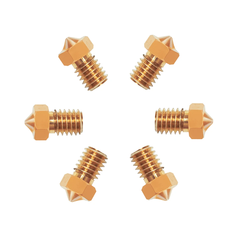 Аксессуары для 3D принтера SIMAX 5 шт. Mk8 латунная Резьбовая насадка калибра 0 4 мм