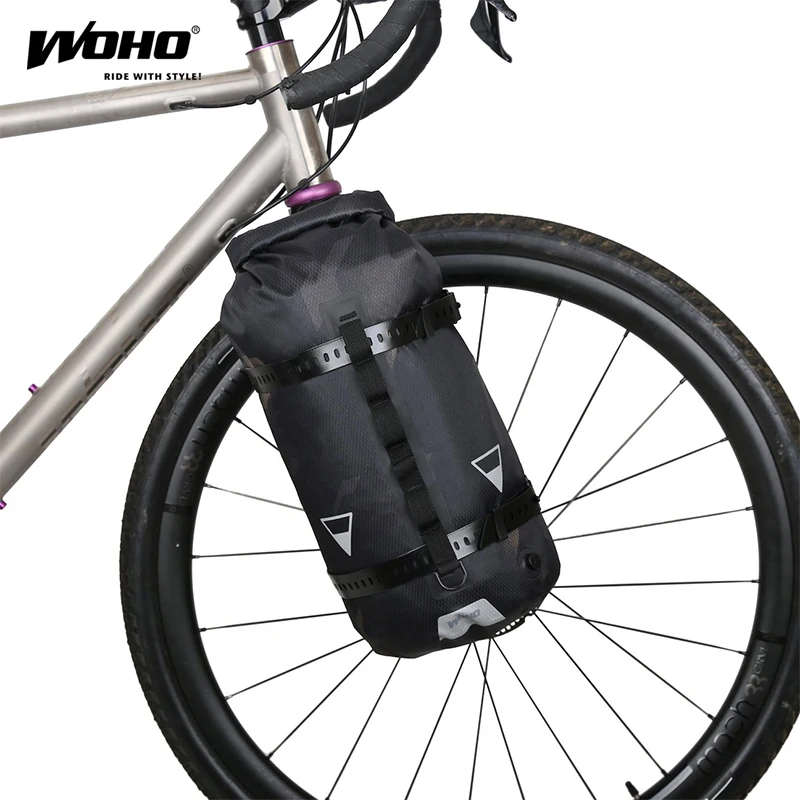 Сумка для велосипеда WOHO BIKEPACKING полностью водонепроницаемая горных