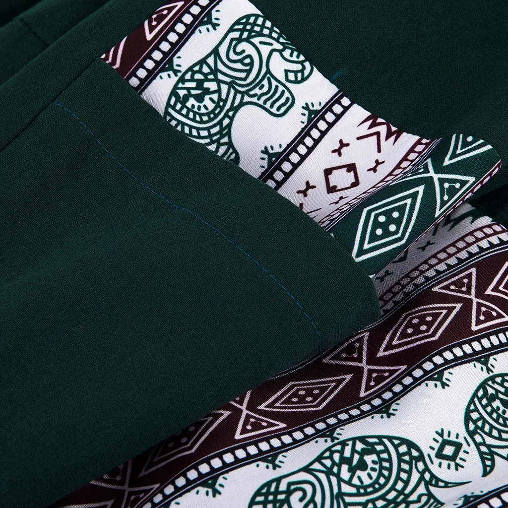 Мужской комбинезон с этническим принтом повседневные спортивные брюки