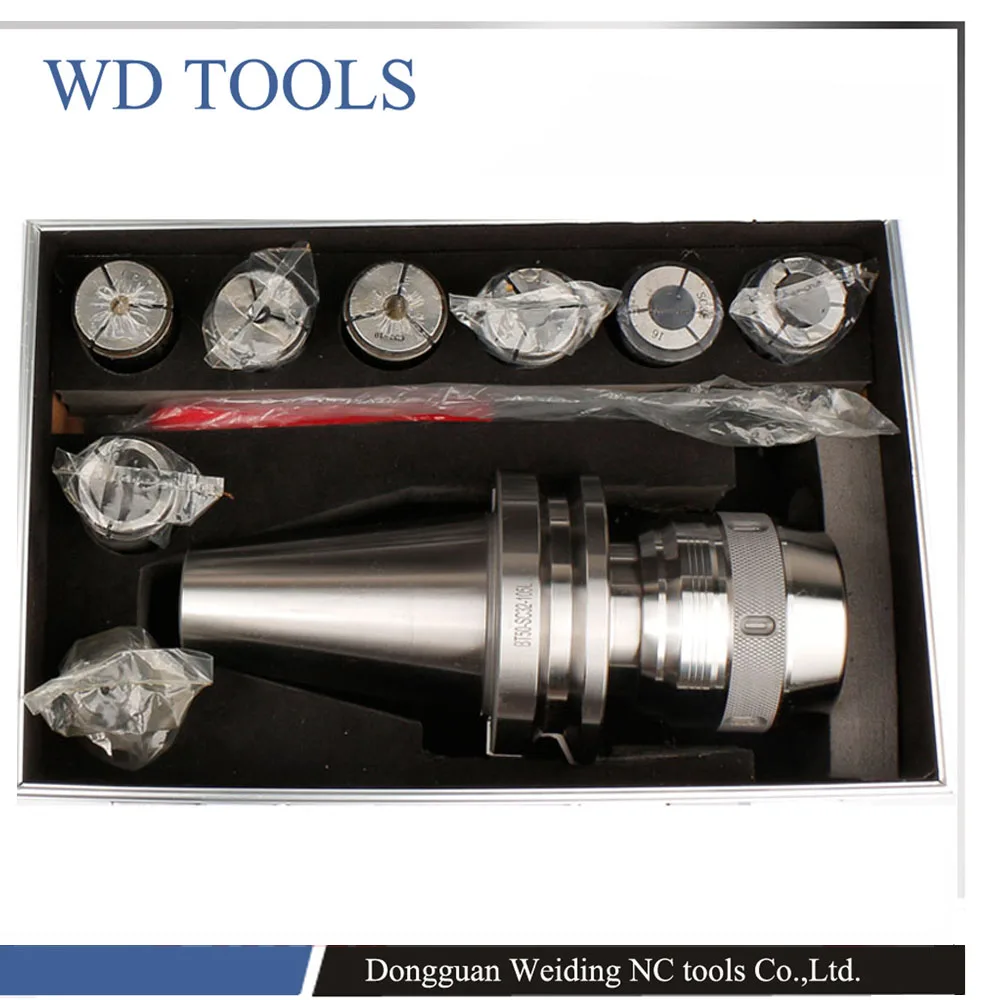 Новинка держатель цангового патрона 7 шт. крепкий и многоблокировочный Фрезерный