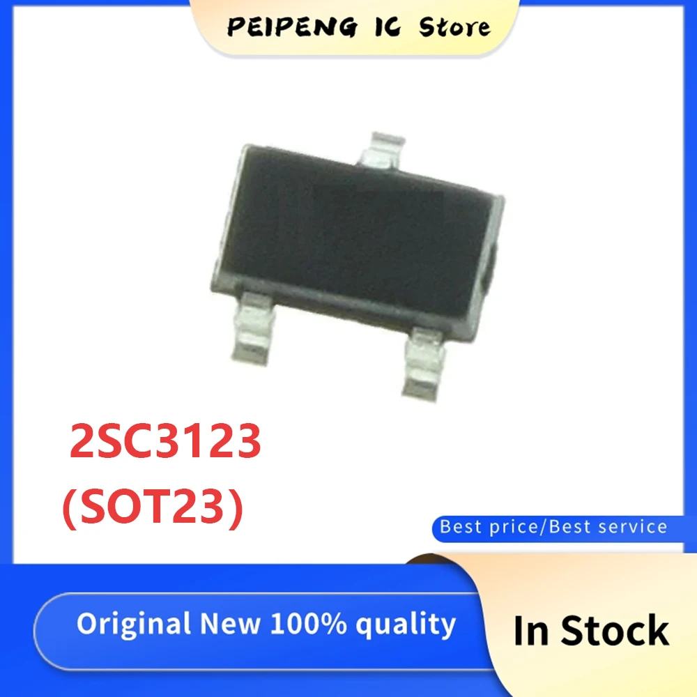 100 шт. 2SC3123 SOT23 SMD PNP транзистор NPN Power Triode IC чип-патч совершенно новый оригинальный