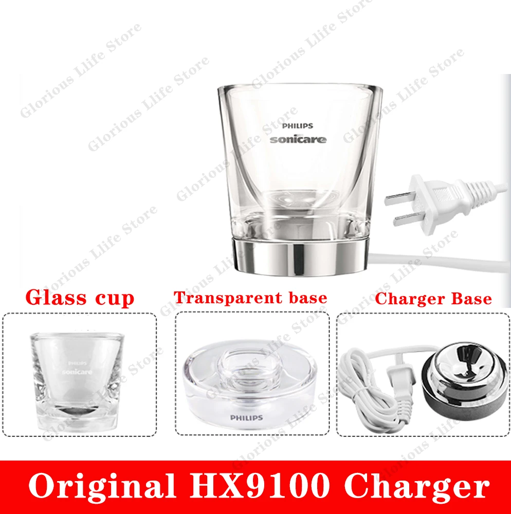 

Стеклянная чашка HX9100 для зарядного устройства HX9100 Philips Sonicare DiamondClean, HX9340 HX9342 HX9313 HX9333 HX9362 HX9382 HX9350