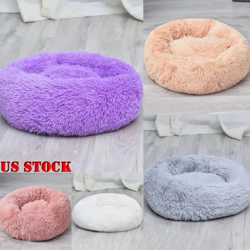 Новое поступление теплый пушистый мягкий плюшевый круглый симпатичный пончик