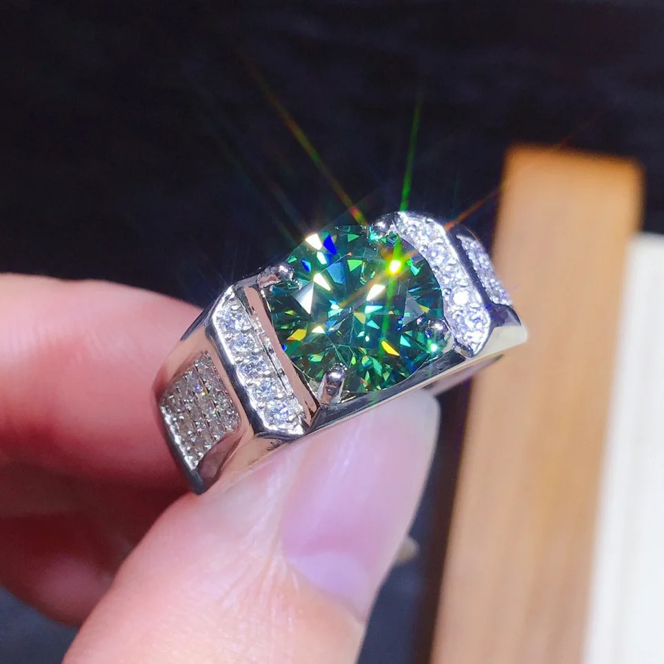 

Classic 925 Silver Square Green Blue Topaz Gemstone Rings for Women Man Wedding Party Women's Ring Aesthetic Gift Dropshipping