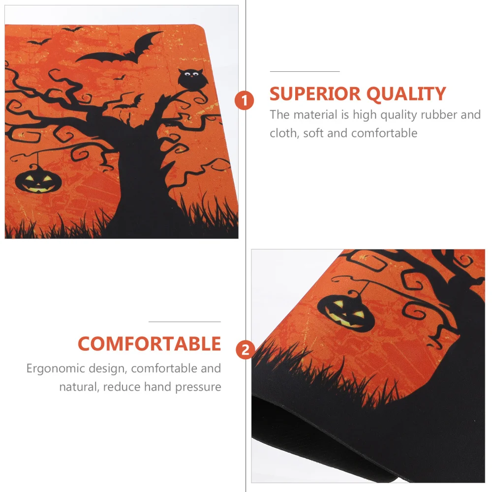 

2pcs Pads Pumpkin Raven Mats Themed Laptop Accessories