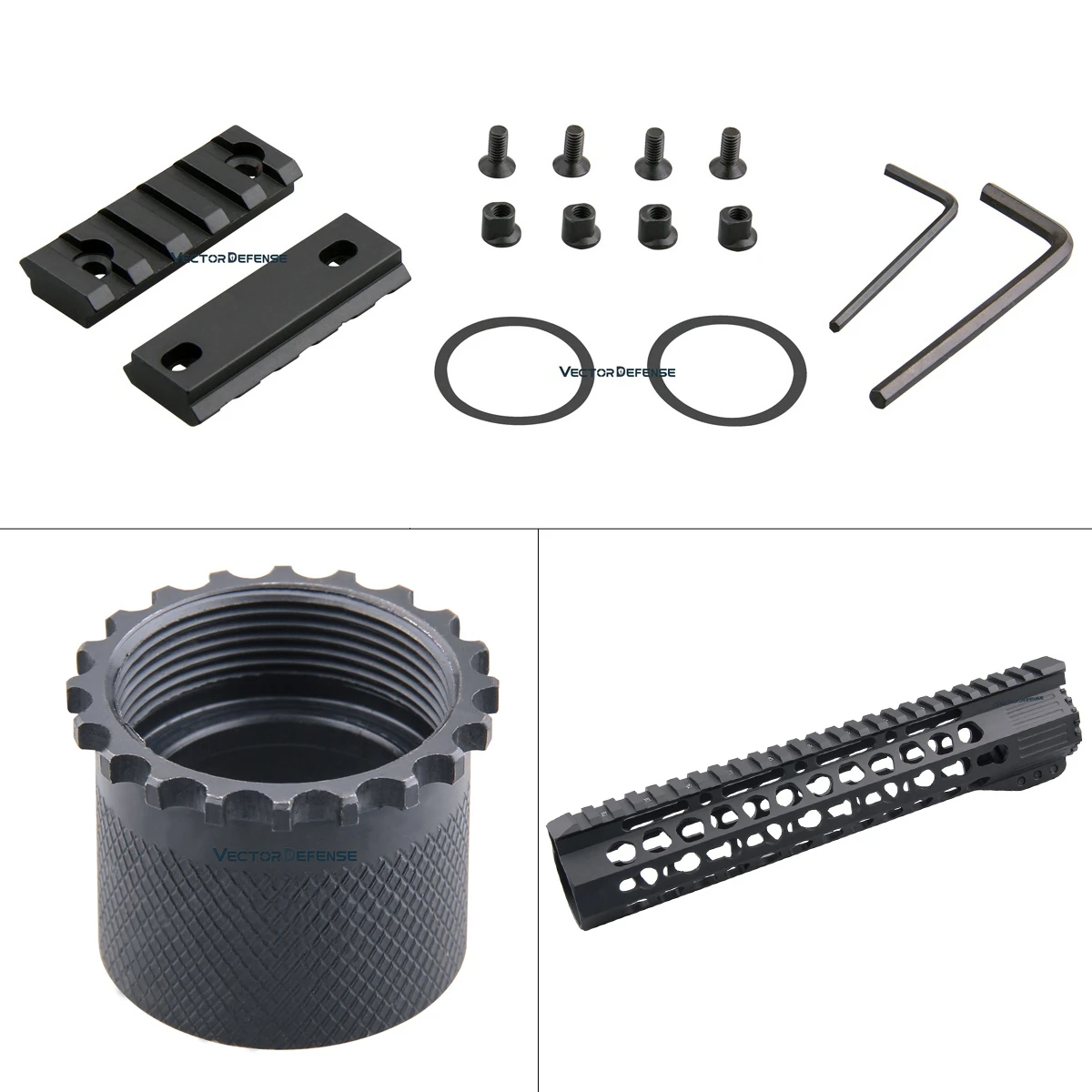 Держатель для телефона Vector Optics Slim KeyMod тактический 10 дюймов свободный поплавок