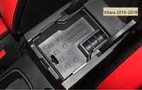 for suzuki vitara 2016 2018 car central armrest storage box console arm rest tray holder case palle interior decoration