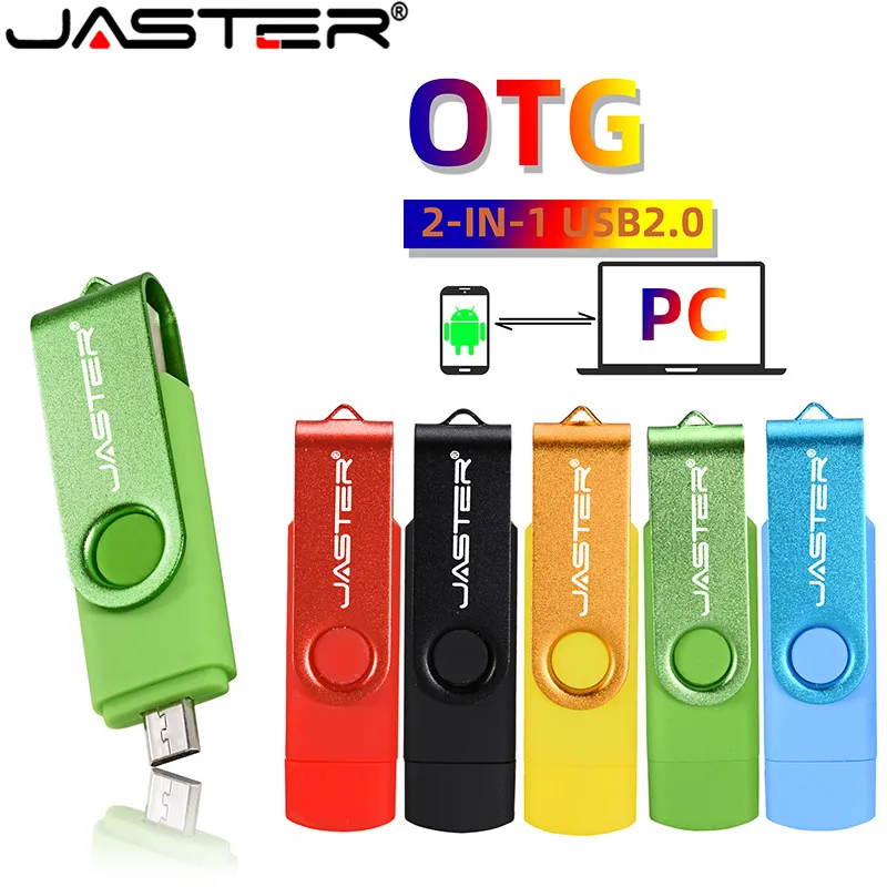 Флэш-накопитель USB JASTER OTG высокоскоростной накопитель 64 гб 32 16 8 4 внешнее