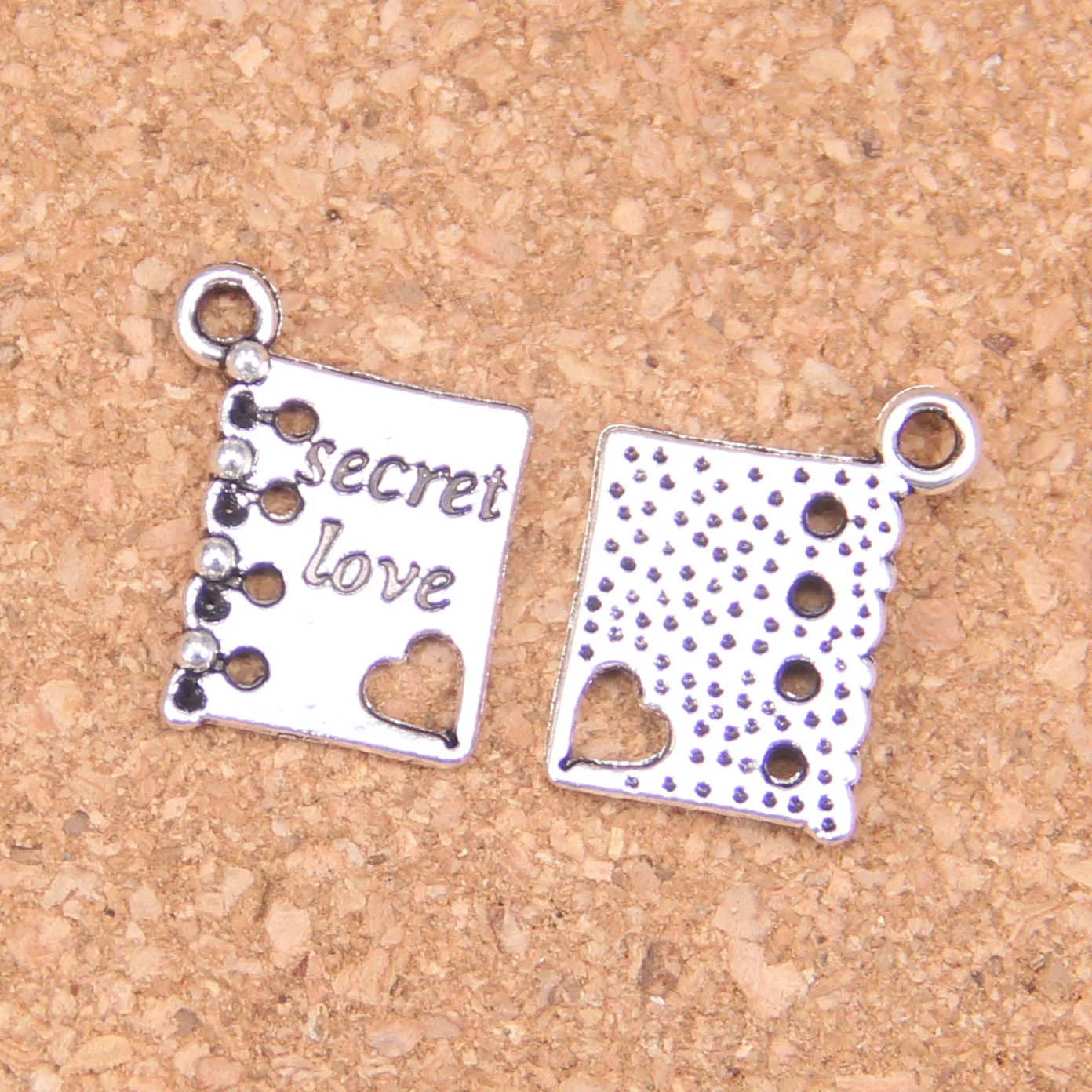 20 шт. подвески в виде книги дневника секретной любви 18x15 мм|Шармы| |