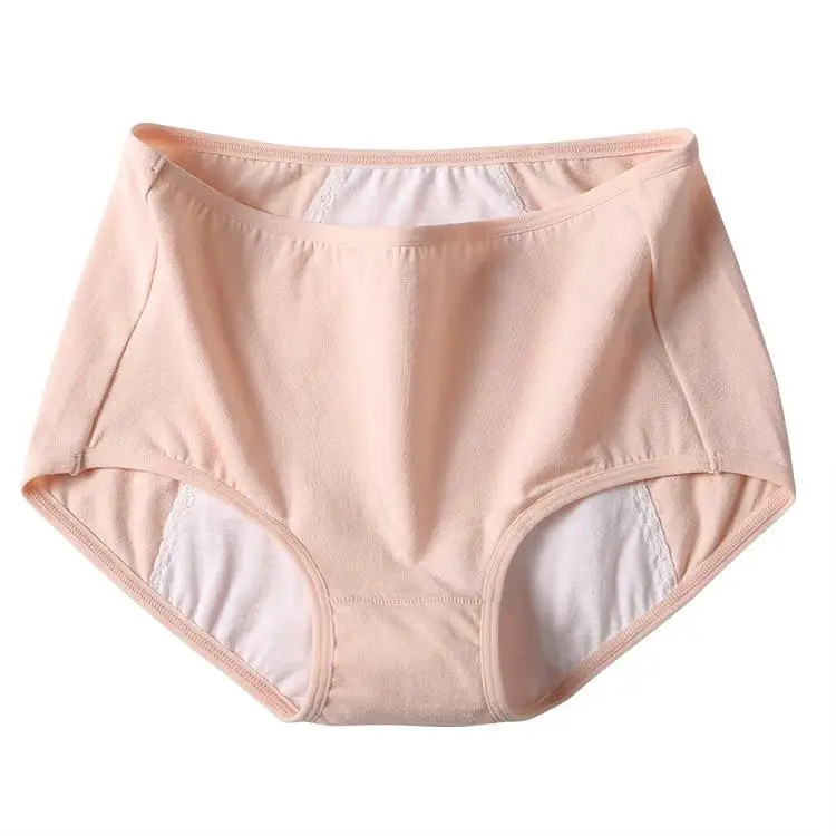 Менструальные трусики, хлопковые трусики для женщин, majtki damskie, culotte menstrumle culotte femme taille haute calcinha feminina majtki - Цвет: Оранжевый