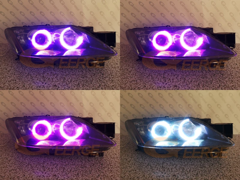 

For Mazda cx 7 CX-7 2006 2007 2008 2009 2010 2011 2012 Excellent RF remote Bluetooth APP Multi-Color RGB LED Angel Eyes kit