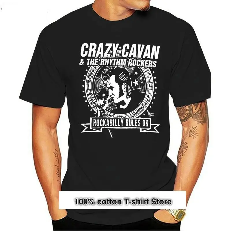

Camisetas personalizadas para hombre, camisa de manga corta con cuello redondo, Regular, Crazy Cavan