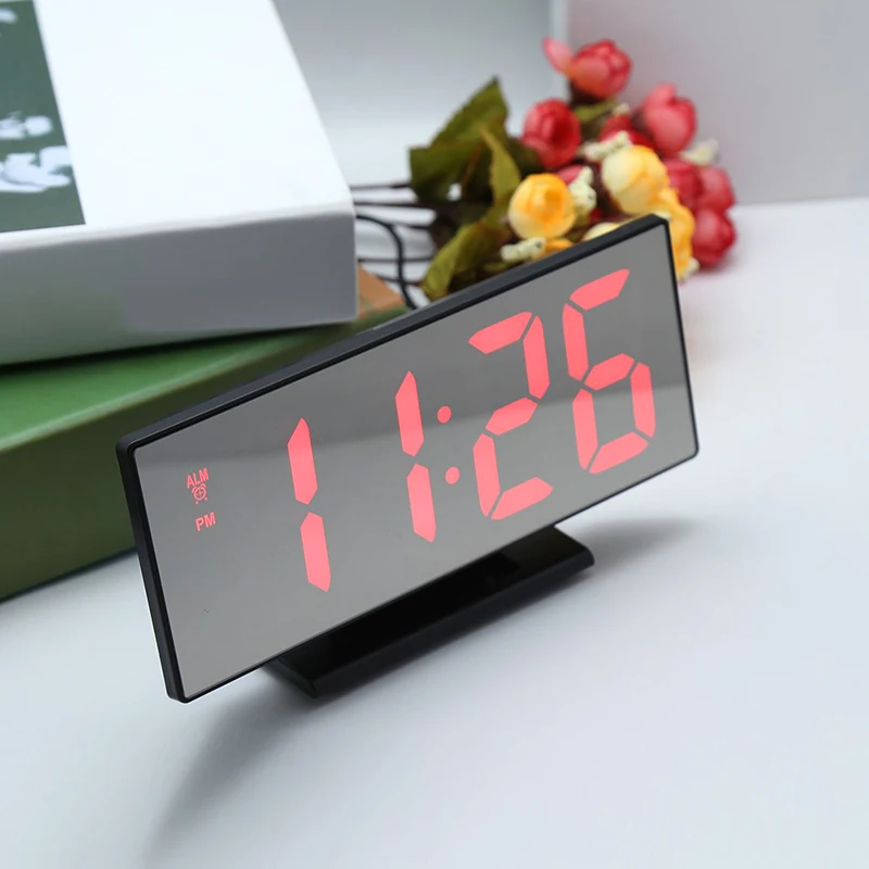 Часы будильник светодиодный цифровые часы настольные Многофункциональный
