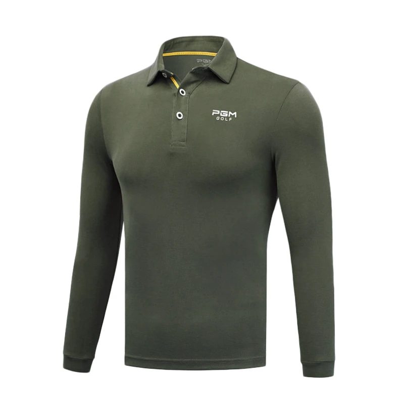 Новая мода мужские рубашки с длинным рукавом для гольфа одежда отдыха мужчин