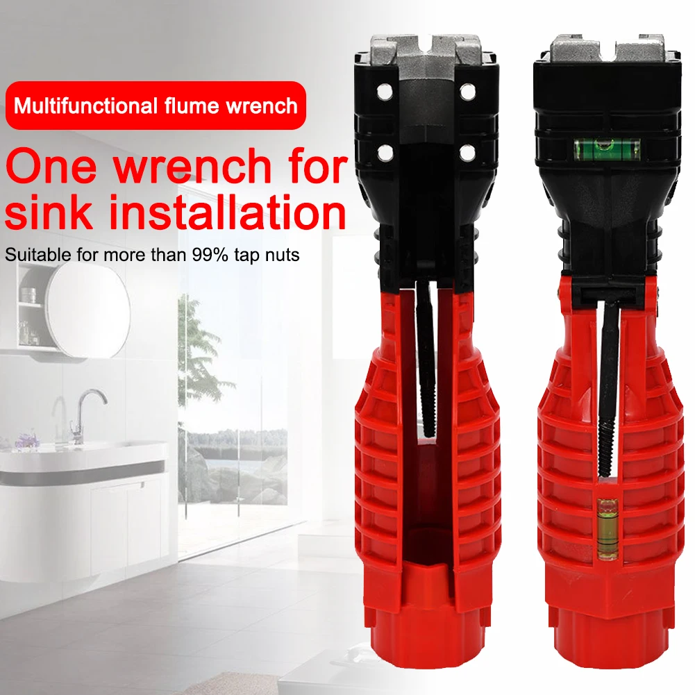 Многофункциональный инструмент для монтажа на раковину с двойной головкой и