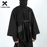 11 bybbs dark functional ninja jacket coats streetwear 2021 loose cardigan windbreaker darkwear samurai kimono techwear