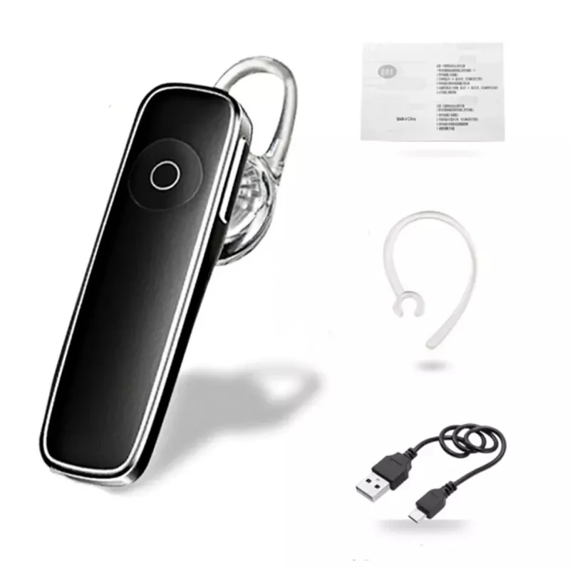 M165 Мини Bluetooth наушники стерео бас гарнитура Handsfree Earloop беспроводной наушник с