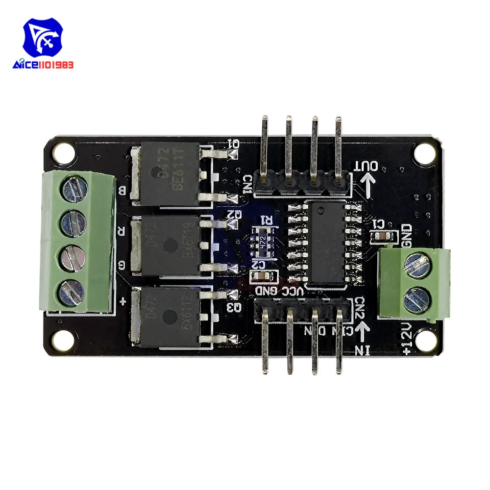 Модуль защиты драйвера светодиодной ленты diymore DC 12 В RGB для Arduino UNO R3 V1.0 STM32 AVR|uno r3 for